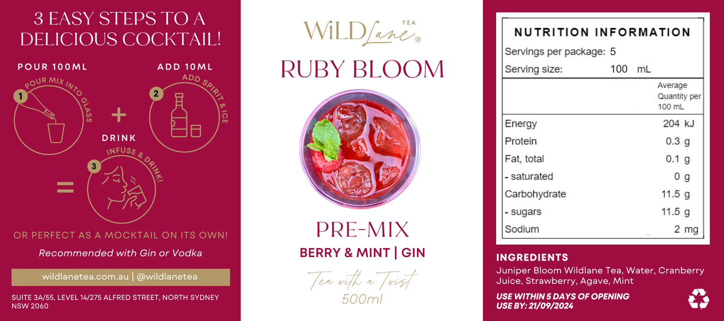 Ruby Bloom Pre-Mixer